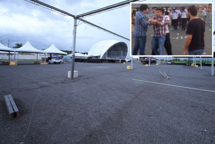 Sesi Papa: local, onde houve briga e "strip-tease",  considerado sagrado pela Igreja Catlica e foi sede do Villa Mix, no final de semana