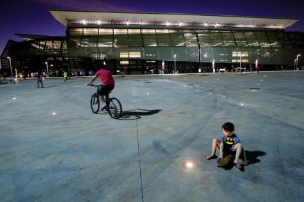 Arena Pantanal: uso do local pela populao para lazer est suspenso durante a operao da Fifa