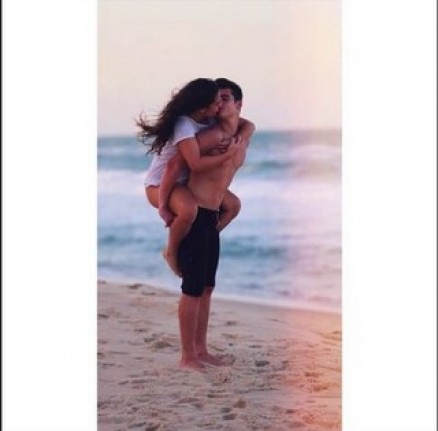 Lvia Arago e Nicolas Prates: casal apaixonado