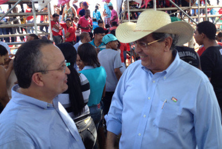 Os polticos Pedro Taques e Jayme Campos, cotados para disputa ao Senado em 2026