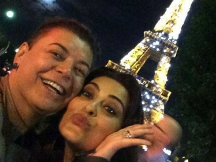 Juliana Paes e David Brazil 