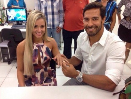 Aryane Steinkopf e Beto Malfaci