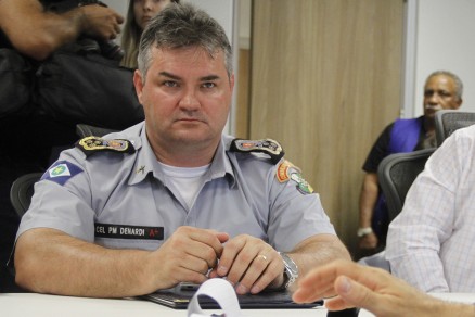 O coronel Derci Denardi, que foi conduzido coercitivamente pelo Gaeco