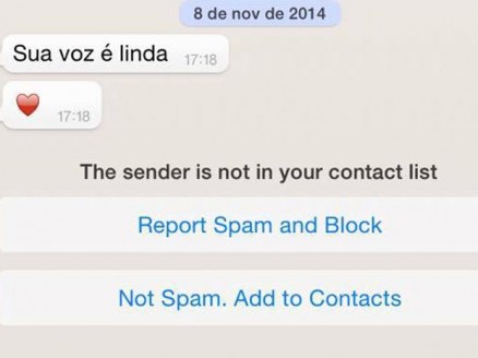 Mensagem de suposta funcion�ria da Vivo recebida por cliente