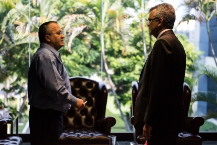 O governador Pedro Taques e o secret�rio Paulo Taques: sem desgaste