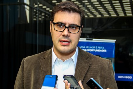 O secretrio da Sefaz, Seneri Paludo, que comunicou novo adiamento de repasses