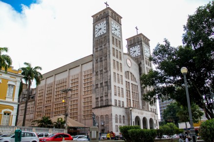 Igreja Matriz, no Centro Histrico, abriga cripta com figuras histricas em seu subsolo