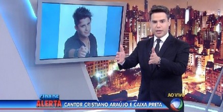 Luiz Bacci no Cidade Alerta de segunda-feira (13); jornalista tambm vai substituir Geraldo Lus