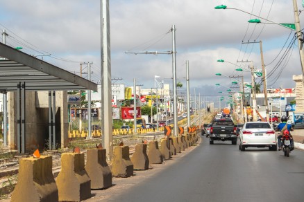 As obras do VLT, em Cuiab� e V�rzea Grande, est�o paradas desde o final de 2014