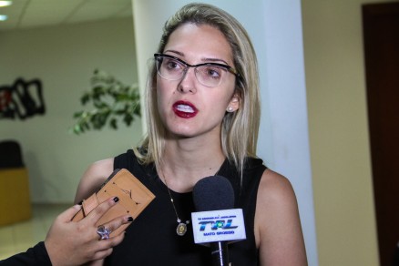 A deputada estadual Janaina Riva: 