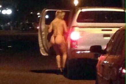 Loira misteriosa foi flagrada e causou alvoroso em avenida