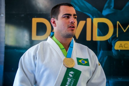 O judoca Davi Moura j ganhou duas medalhas de ouro neste ano; meta  ser campeo mundial
