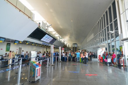 A rea interna do Aerpoporto Marechal Rondon, que ser administrado por uma empresa privada