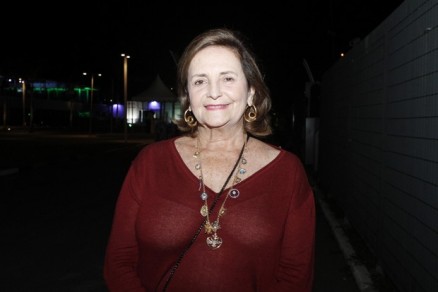 Lucinha Arajo, me do cantor e compositor Cazuza, no Rock in Rio