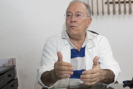 O diretor da Santa Casa, Antonio Preza: dinheiro represado no Municpio