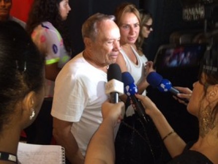 Stnio Garcia durante um evento