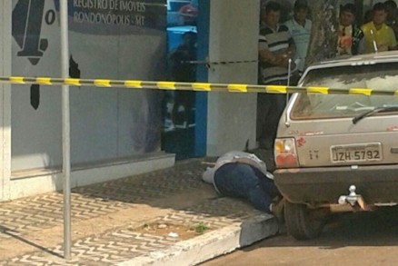 Assassinato ocorreu na  Avenida Marechal Dutra, no Centro de Rondonpolis