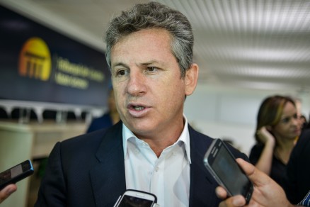 O prefeito e empresrio Mauro Mendes, cujo grupo entrou em recuperao judicial