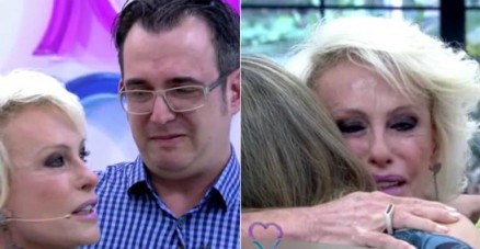 Ana Maria Braga chora no Mais Voc com histria de superao de casal