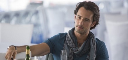   O ator Rodrigo Santoro no filme Golpe Duplo (2015), no qual contracenou com Will Smith