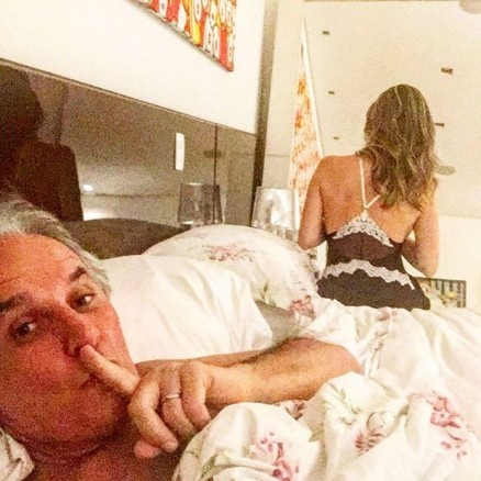 Otvio Mesquita e a mulher, Melissa Wilman