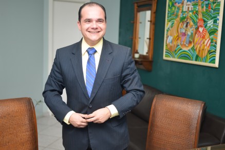 O advogado Leonardo Campos, que foi o mais votado para presidir a OAB-MT