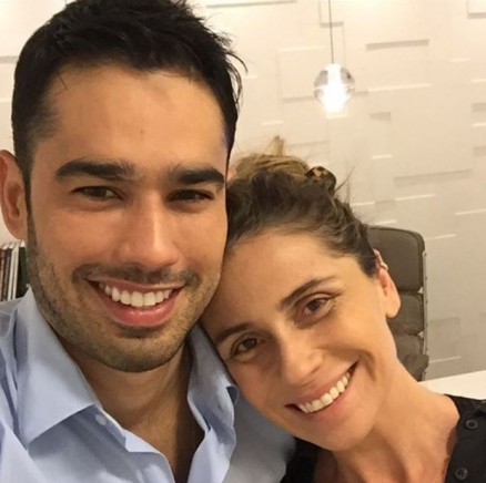 Cyro Hirano e Giovanna Antonelli 