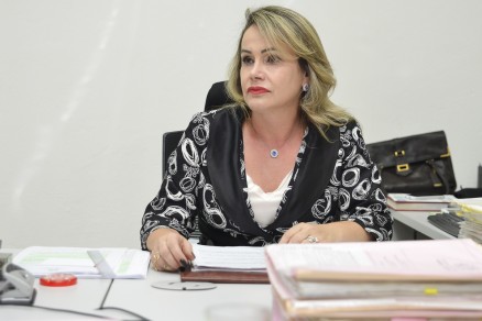A juza Clia Vidotti, que negou ao proposta pelo MPE 