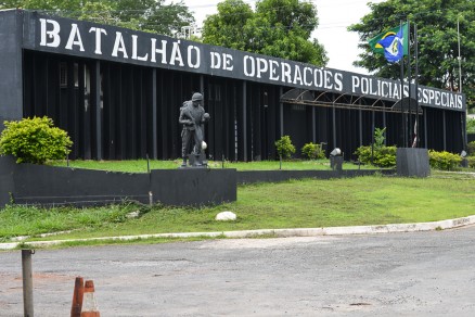 Sede do Batalho de Operaes Especiais (Bope) na Avenida do CPA, em Cuiab