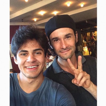 Lucas Veloso e Rodrigo Santoro