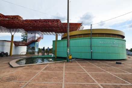 O Aqurio Municipal Justino Malheiros, em Cuiab