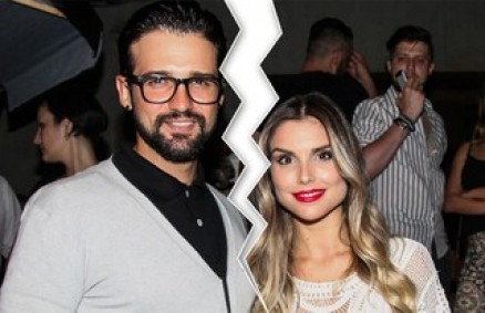 Fernando Justin e Flavia Viana: separados aps nove anos juntos