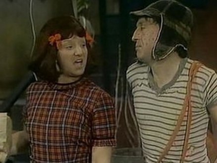 Malicha, ou Malu, em um dos poucos episdios de 'Chaves' que apareceu