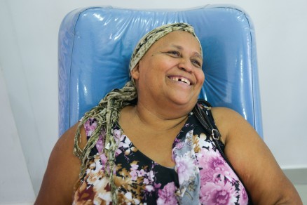 Marilene Soares  uma das mulheres que so atendidas pelo Hospital de Cncer MT