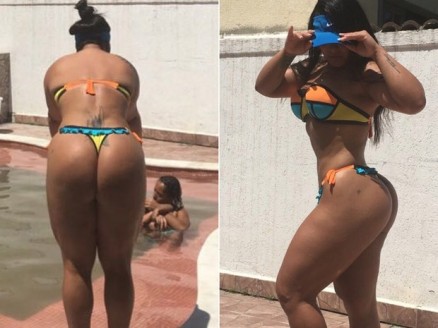 Andressa Soares, curtindo o domingo de sol