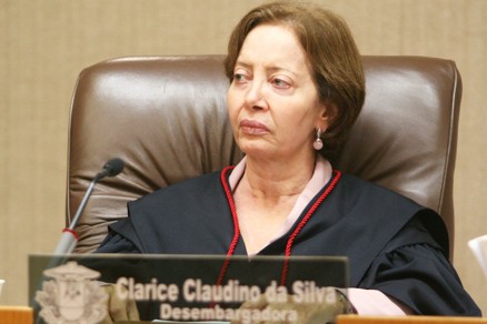 A desembargadora Clarice Claudino, que derrubou a liminar que suspendia a eleio da FMF