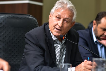 O deputado Saturnino Masson, que foi condenado em esquema de fraude 