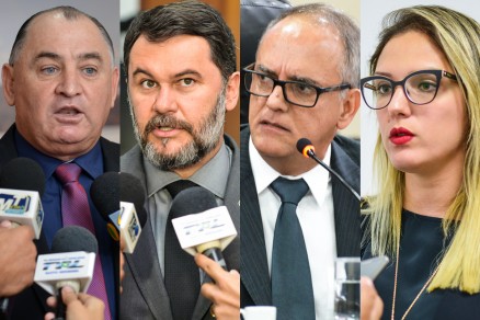 Os deputados Nininho, Oscar Bezerra, Z do Ptio e Janaina