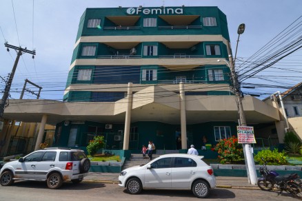Fachada do Hospital Infantil e Maternidade Femina, em Cuiab�