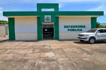 Sede da Defensoria Pblica em Cuiab: administrao reclama da falta de oramento