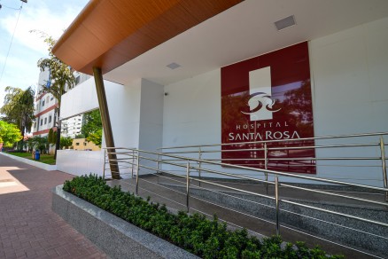 Fachada do Hospita Santa Rosa, em Cuiab: pagamento em 48 horas