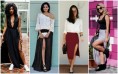 Saiba como usar fendas e decotes no mesmo look