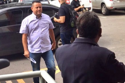 O empresrio Evandro da Silva, durante segunda fase da Operao Sodoma