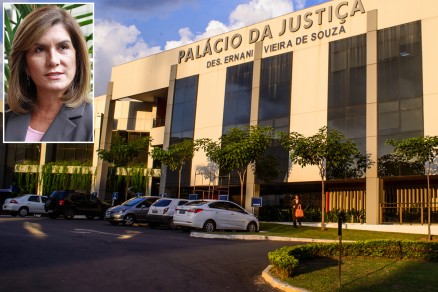 A desembargadora Cleuci Terezinha Chagas da Silva (detalhe), relatora do processo
