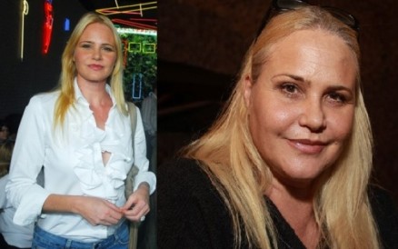 Claudia Liz em 2008 e atualmente