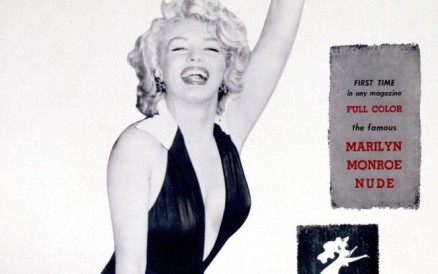 Marilyn Monroe na capa da revista playboy em 1953