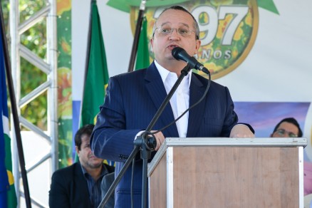 O governador Pedro Taques, que negou novamente privatizao da Educao