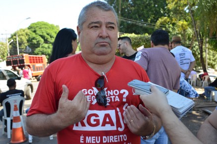 O sindicalista Edmundo Cesar Leite, que teceu duras crticas ao secretrio Rogrio Gallo