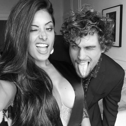 Aline Riscado e Felipe Roque