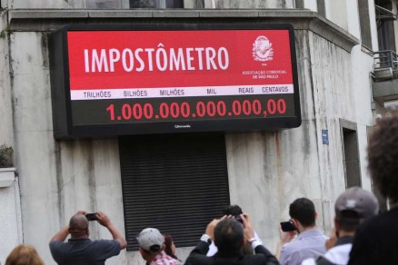 O Impostmetro, medidor da Associao Comercial de So Paulo (ACSP) 